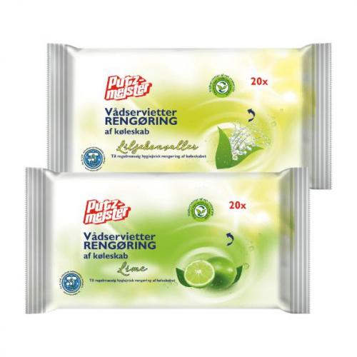 Rengøringsservietter til køleskab