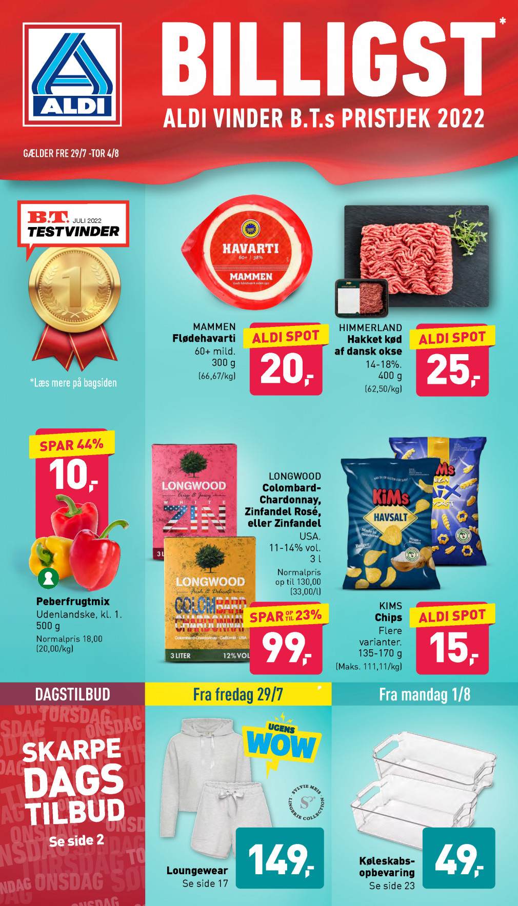 Aldi tilbudsavis fra 29.07.2022 Side.1 