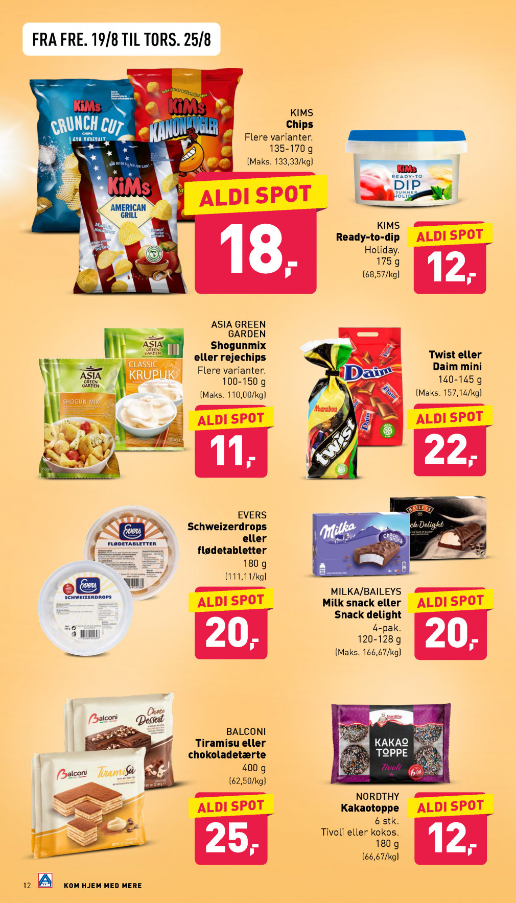 Aldi tilbudsavis fra 19.08.2022 Side.12 