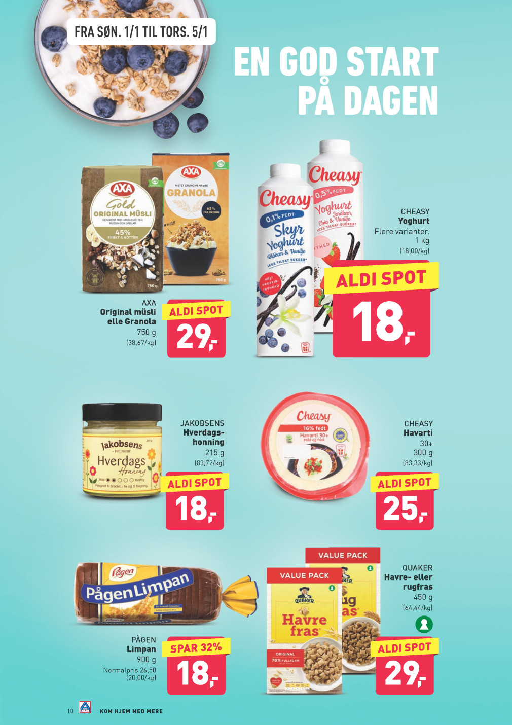 Aldi tilbudsavis fra 01.01.2023 Side.10 