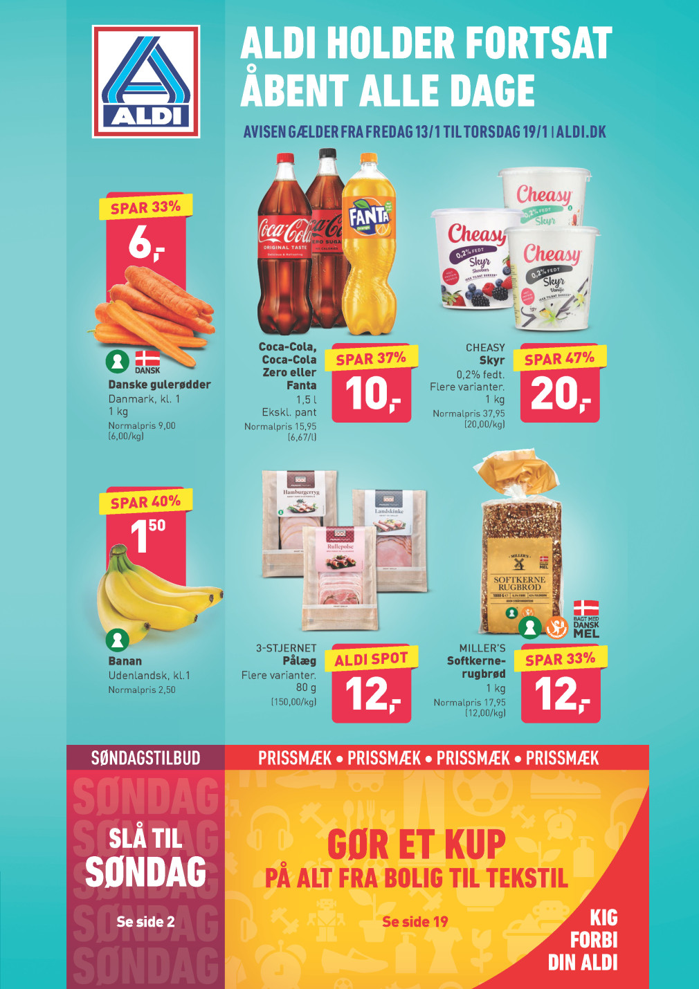 Aldi tilbudsavis fra 13.01.2023 Side.1 
