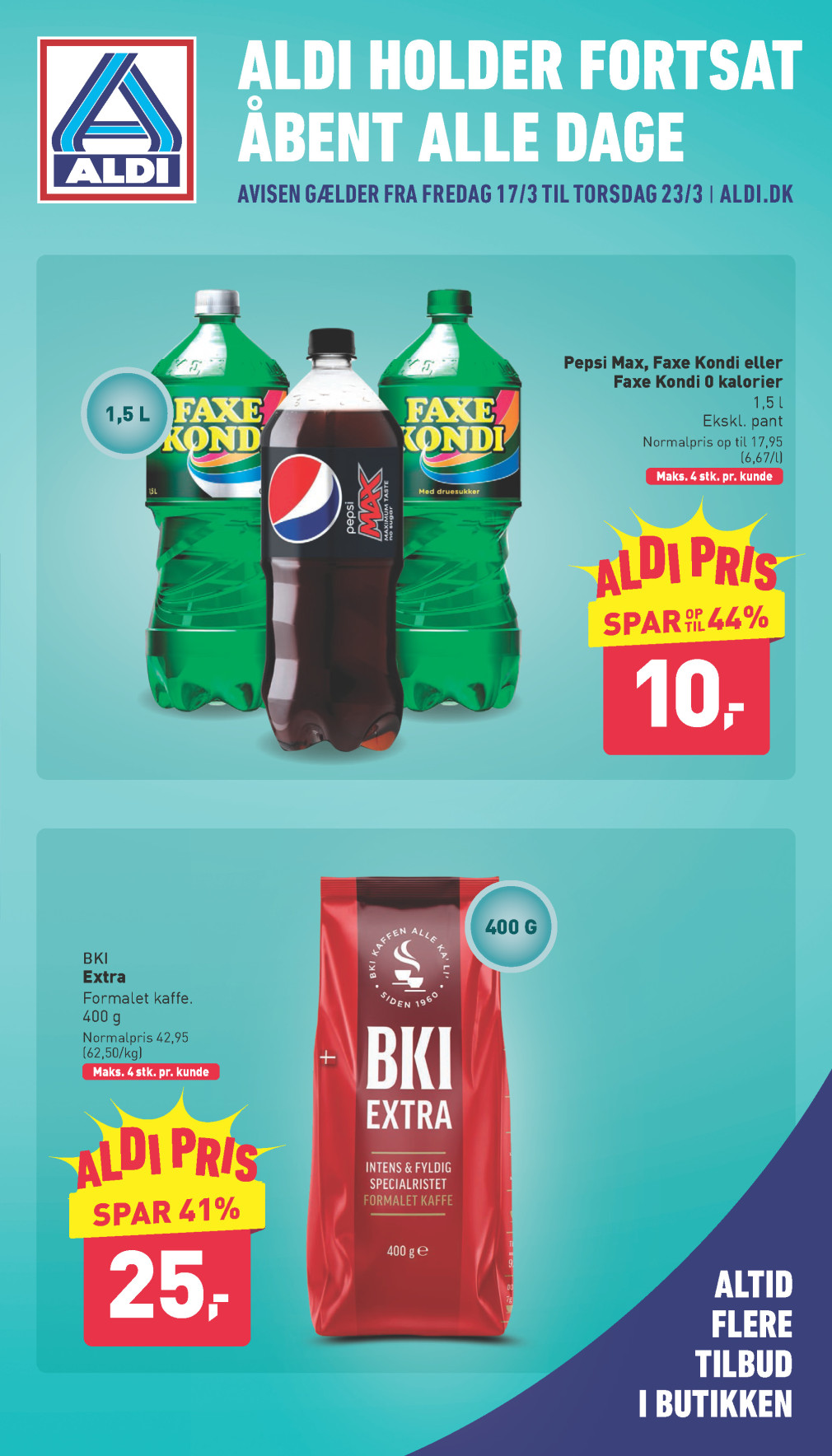 Aldi tilbudsavis fra 17.03.2023 Side.1 