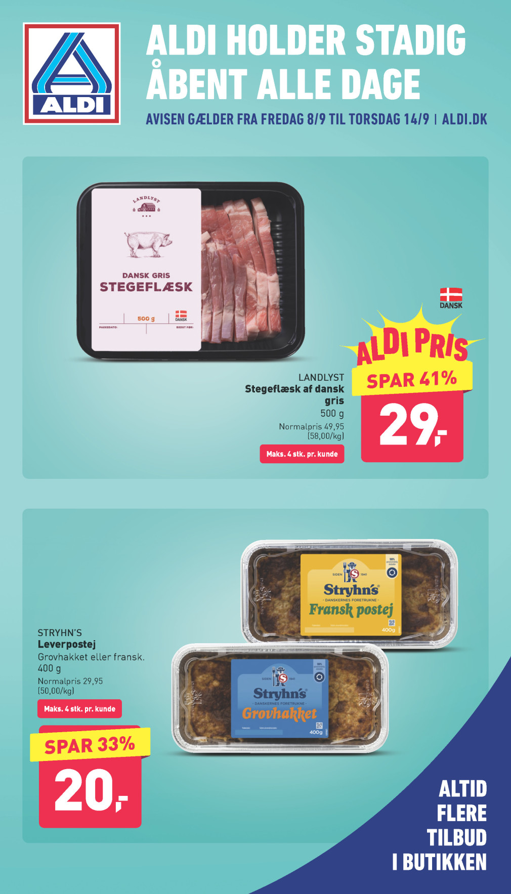 Aldi tilbudsavis fra 08.09.2023 Side.1 