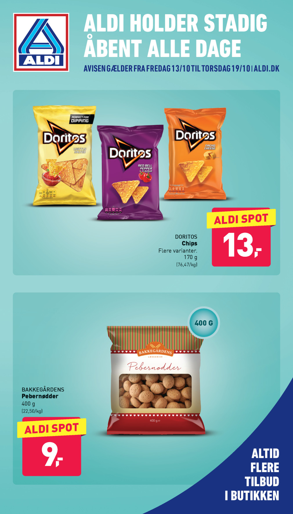 Aldi tilbudsavis fra 13.10.2023 Side.1 