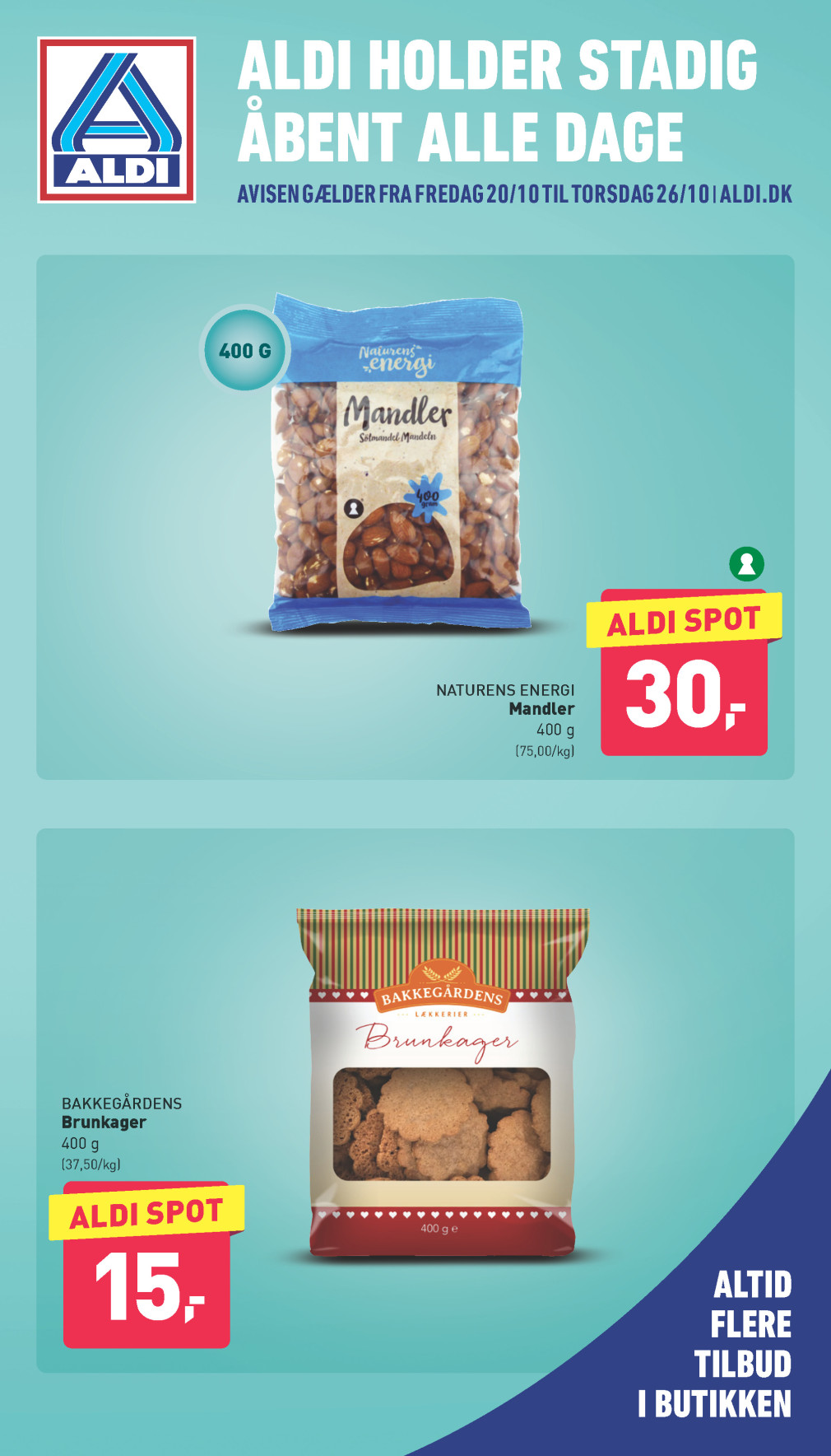 Aldi tilbudsavis fra 20.10.2023 Side.1 
