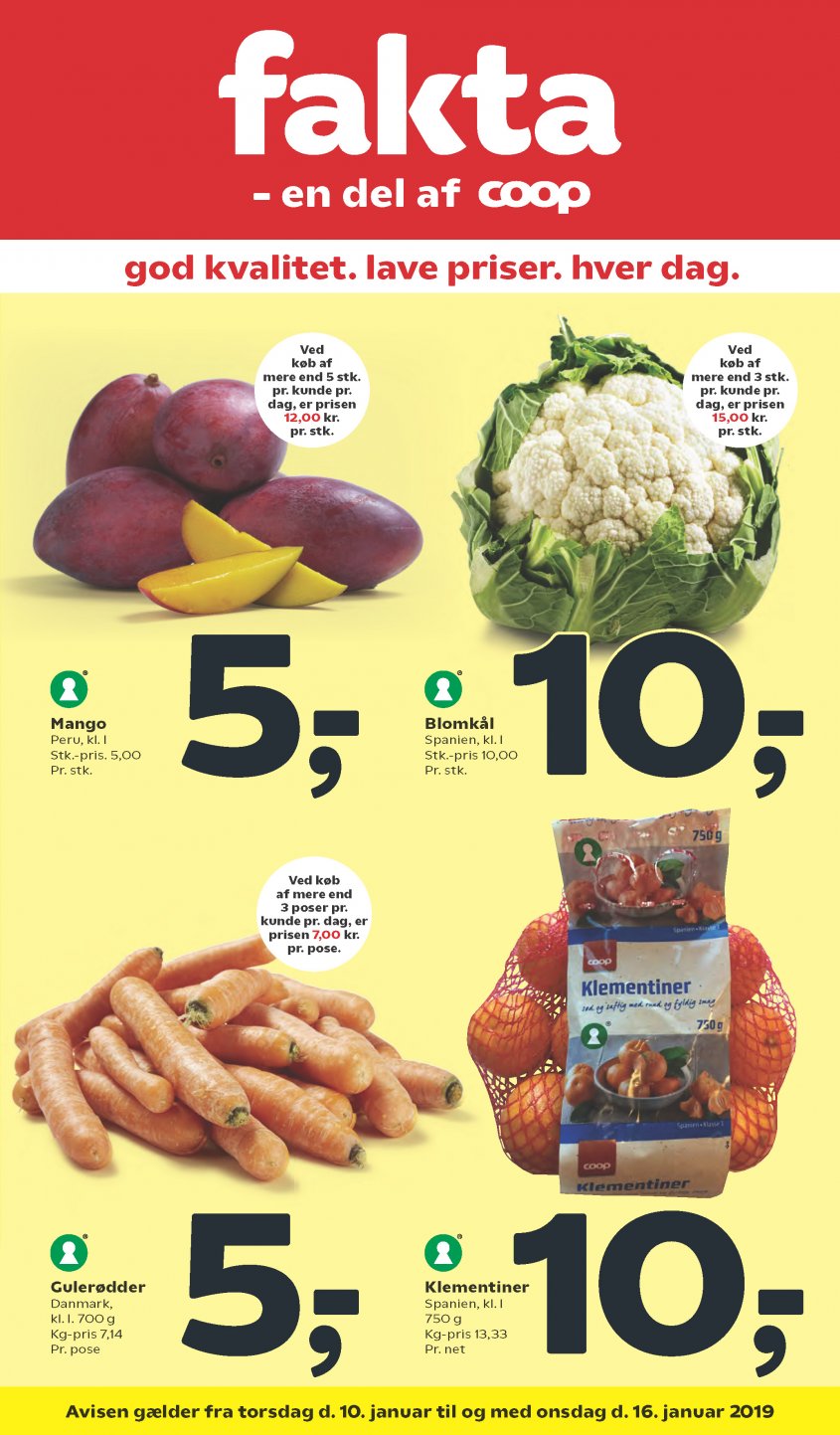 Fakta tilbudsavis fra 10.01.2019 Side.1 