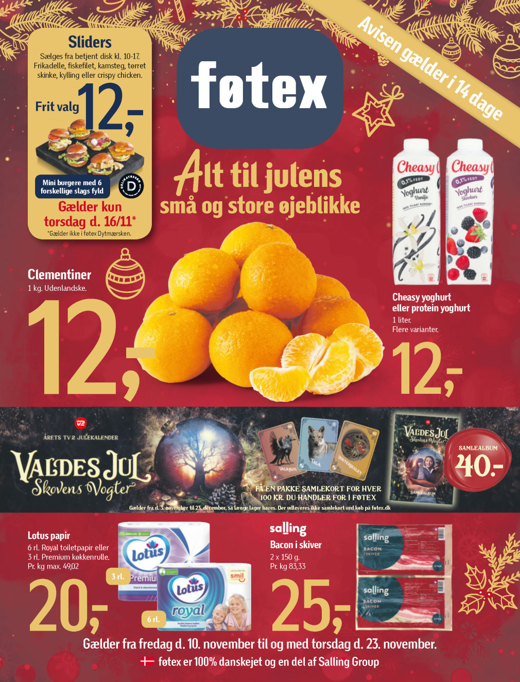 føtex tilbudsavis fra 10.11.2023 Side.1 