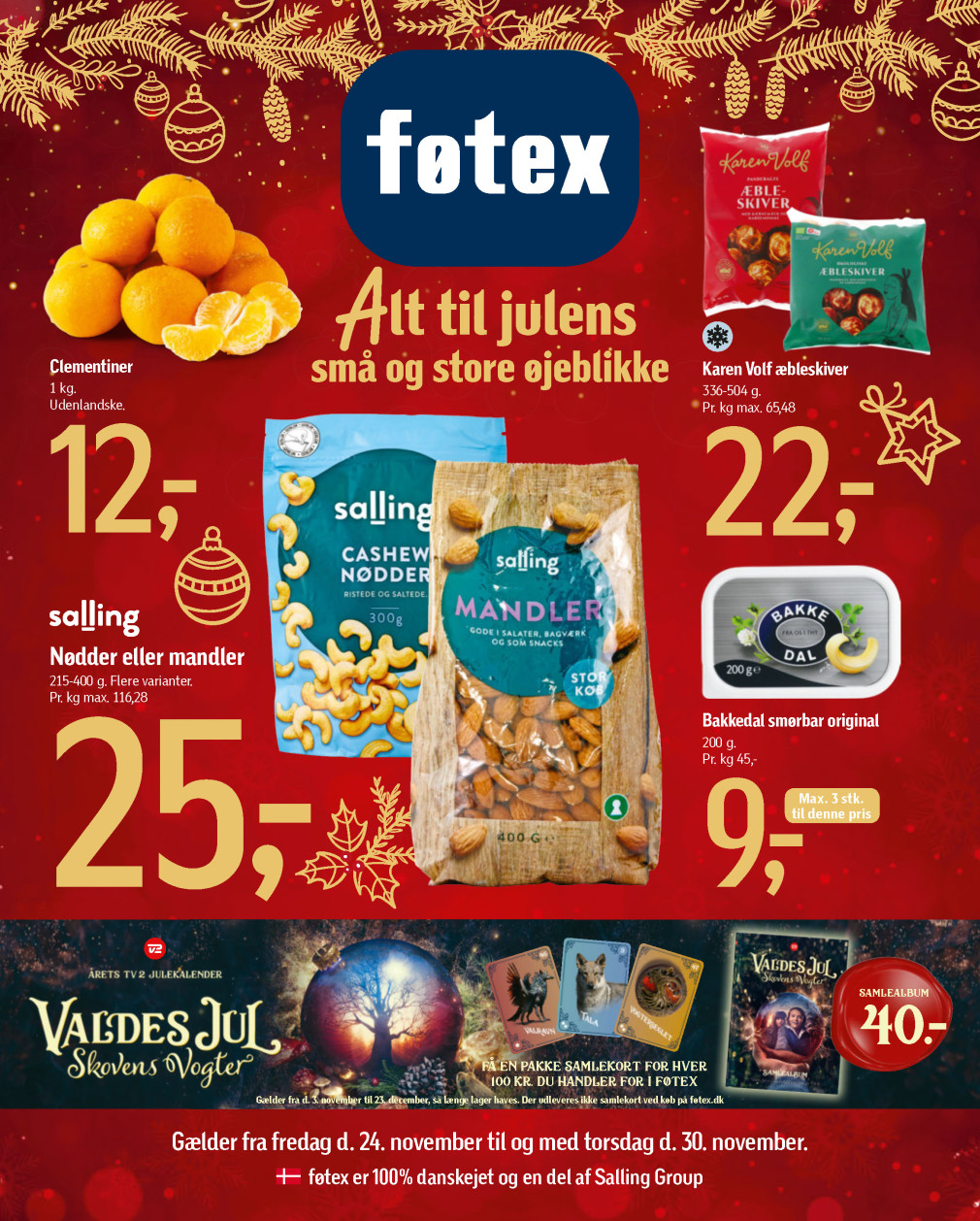 føtex tilbudsavis fra 24.11.2023 Side.1 