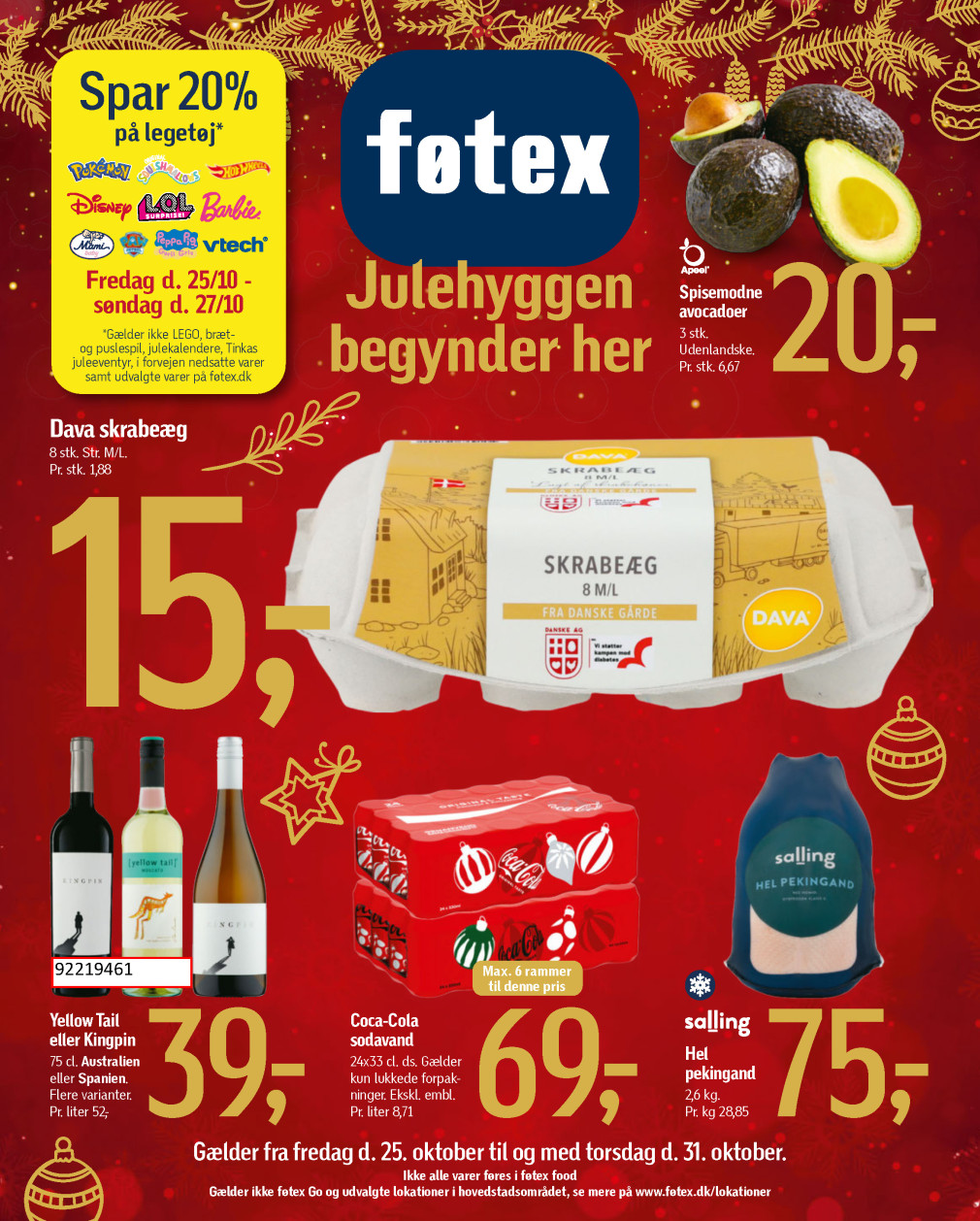 føtex tilbudsavis fra 25.10.2024 Side.1 