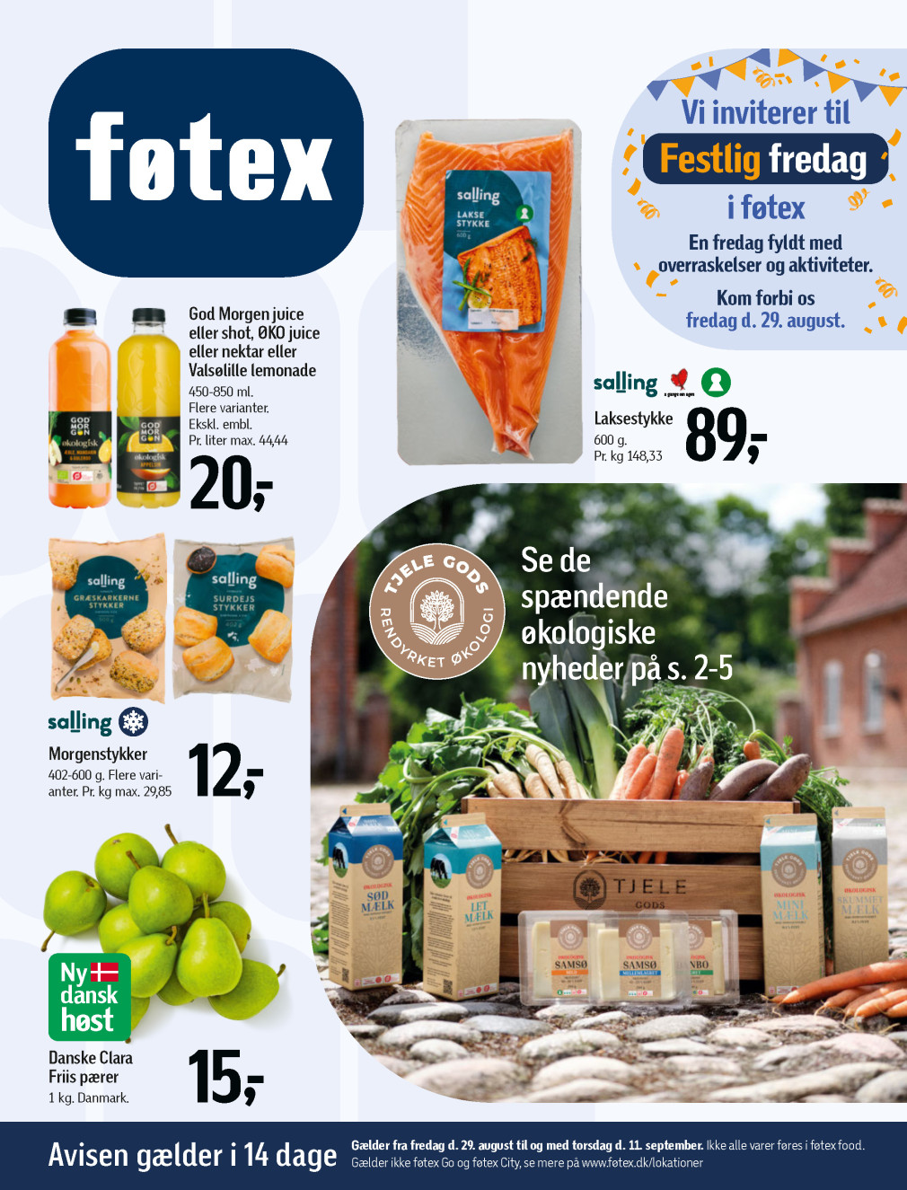 føtex tilbudsavis fra 29.08.2025 Side.1 