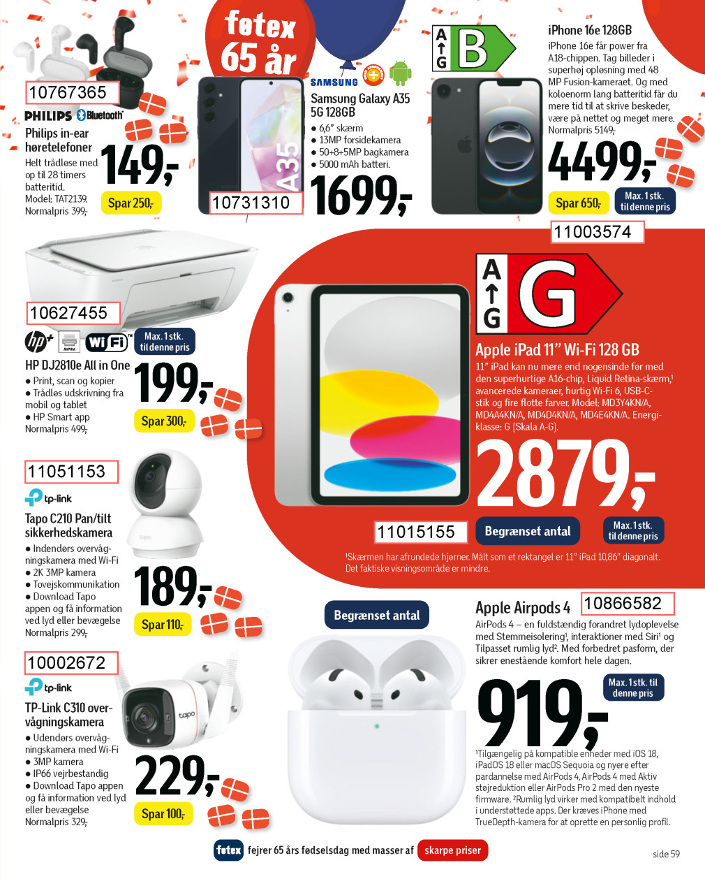 føtex tilbudsavis fra 19.09.2025 Side.71 