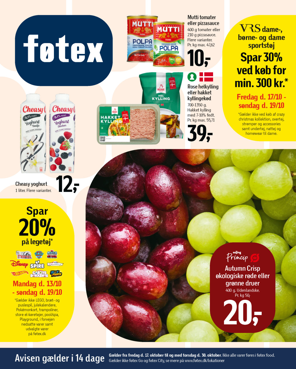 føtex tilbudsavis fra 17.10.2025 Side.1 