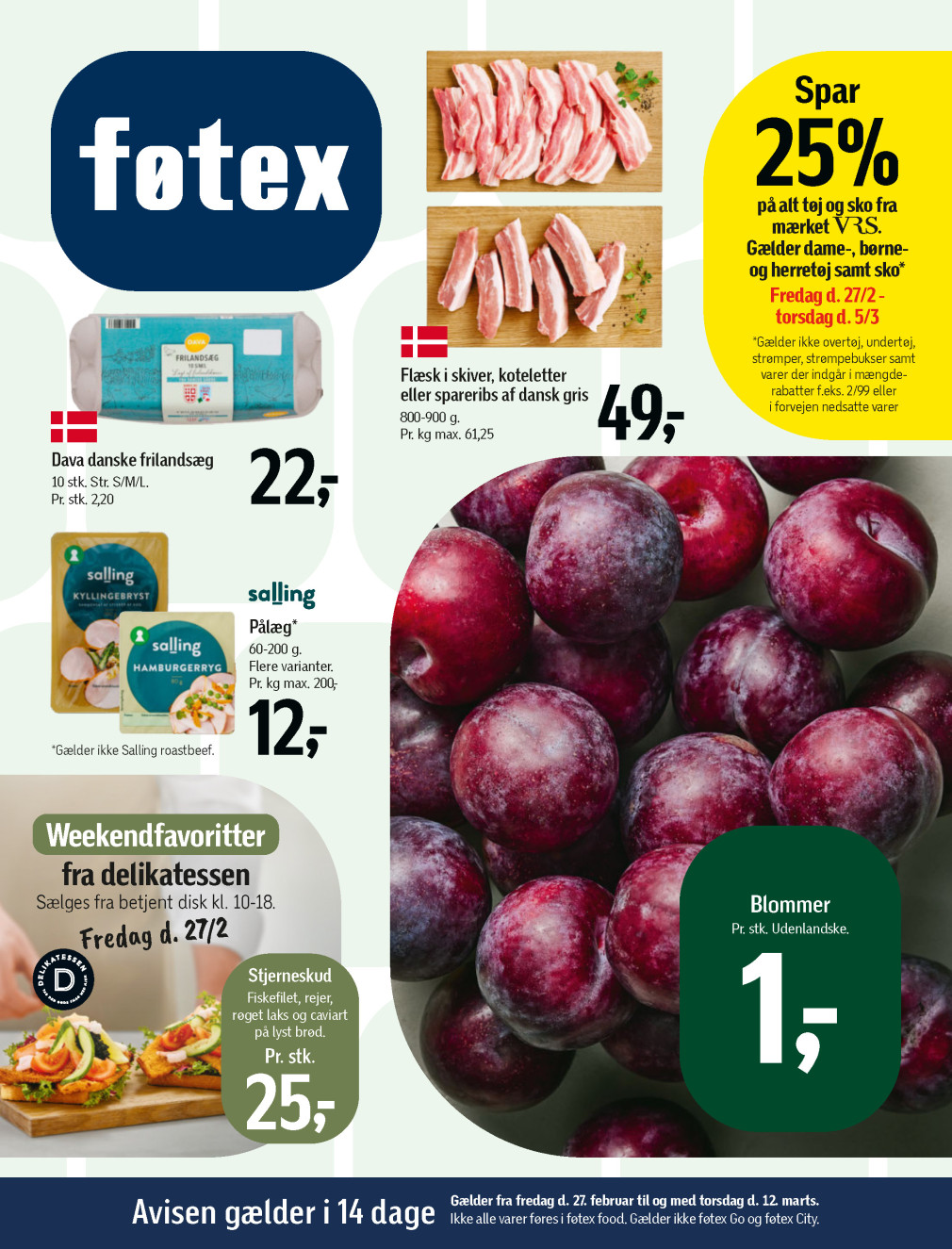 føtex tilbudsavis fra 27.02.2026 Side.1 