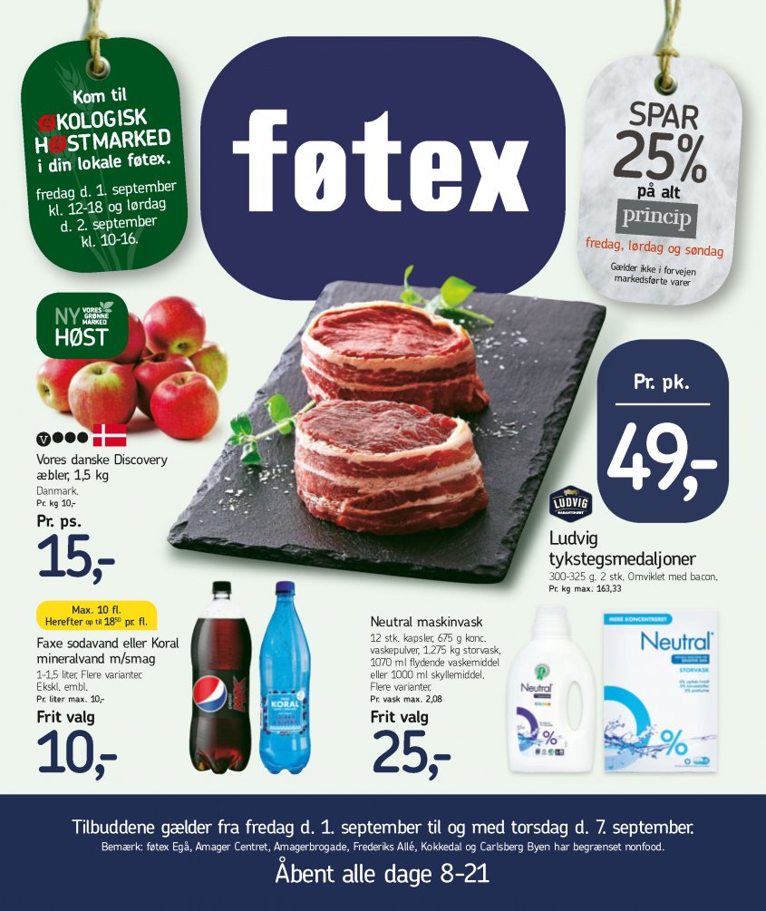 føtex tilbudsavis fra 01.09.2017 Side.1 