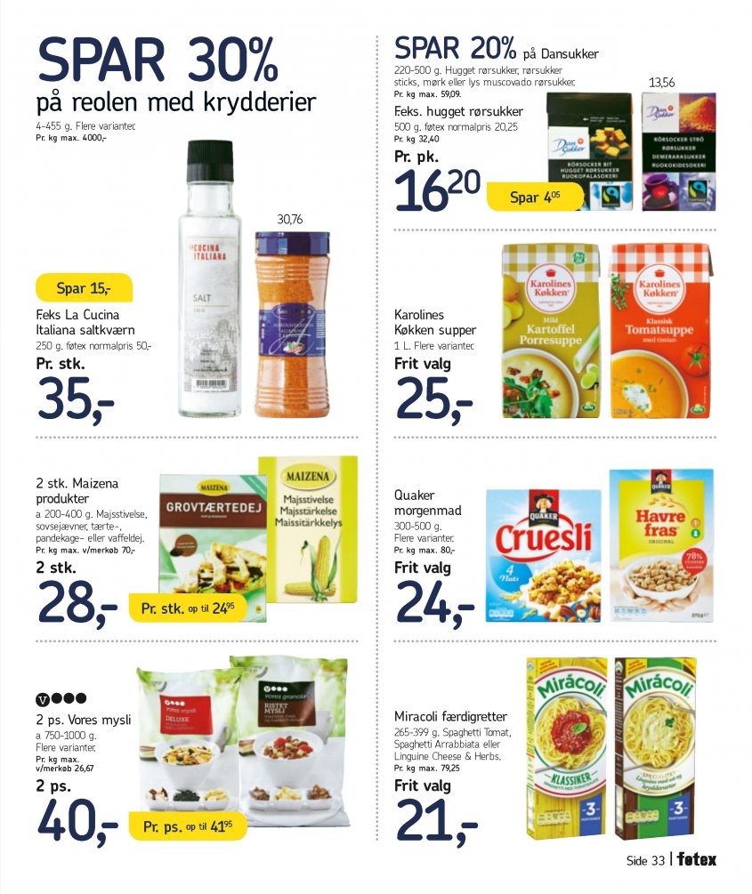 føtex tilbudsavis fra 01.09.2017 Side.33 