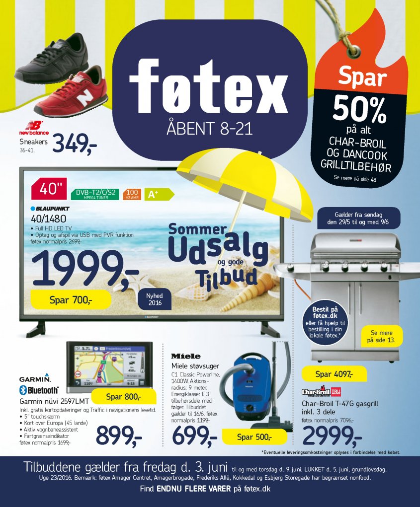 føtex tilbudsavis fra 03.06.2016 Side.1 
