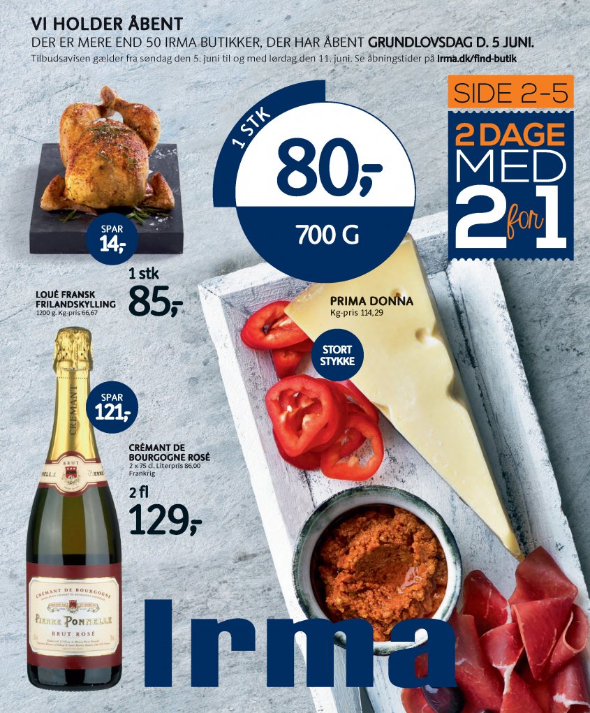 Irma tilbudsavis fra 05.06.2016 Side.1 