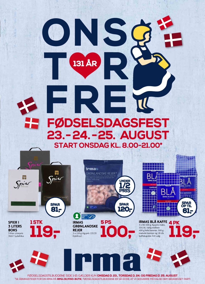 Irma tilbudsavis fra 24.08.2017 Side.1 