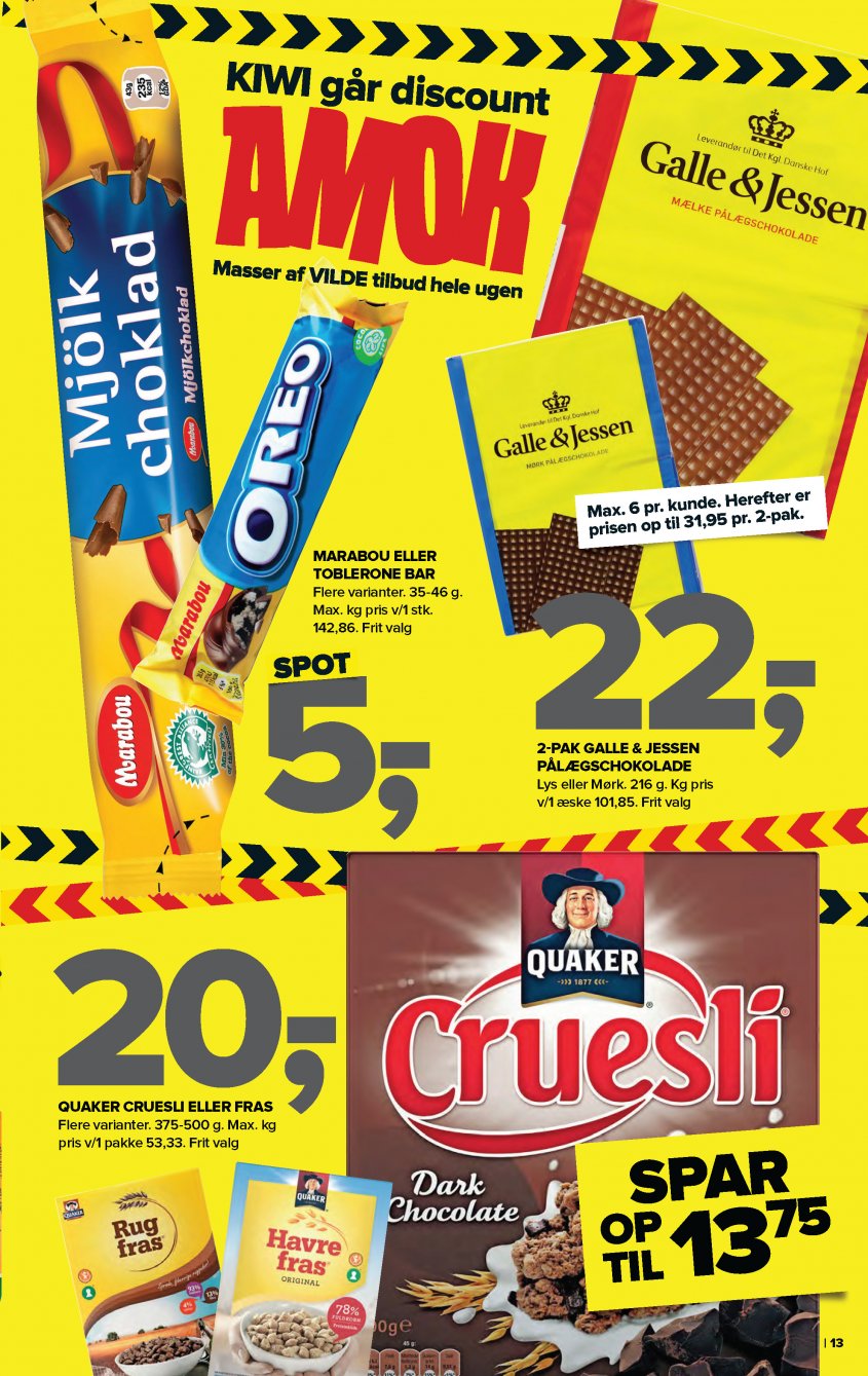 KIWI tilbudsavis fra 21.01.2017 Side.13 