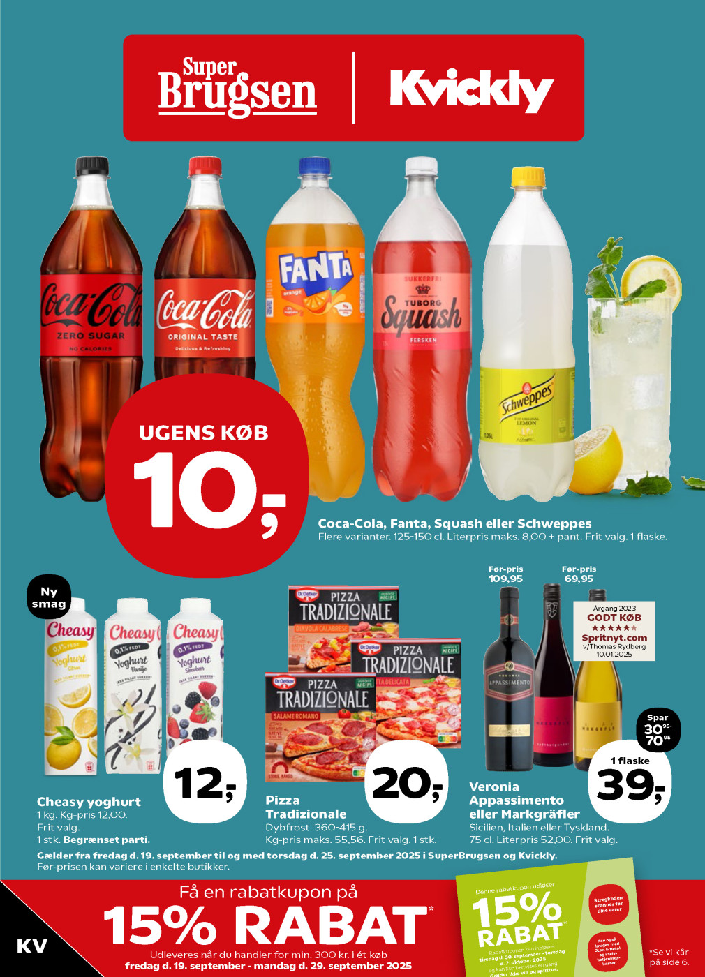 Kvickly tilbudsavis fra 19.09.2025 Side.1 