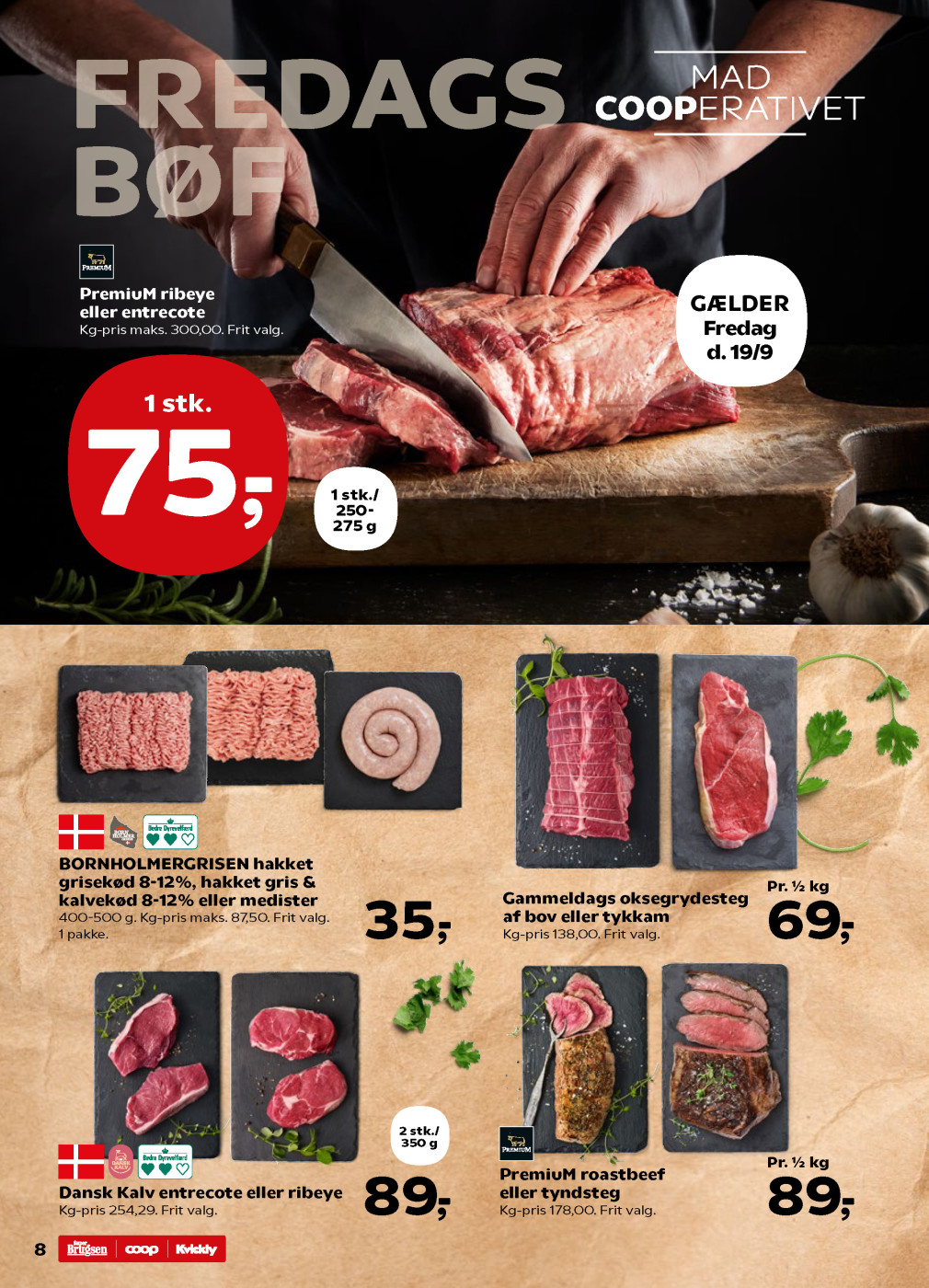 Kvickly tilbudsavis fra 19.09.2025 Side.8 