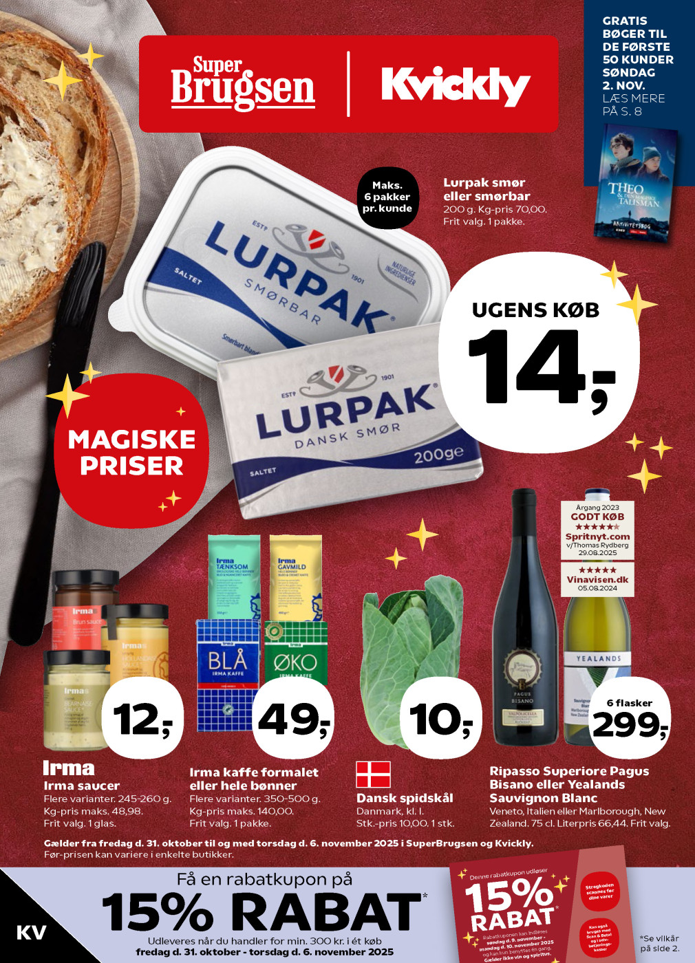 Kvickly tilbudsavis fra 31.10.2025 Side.1 