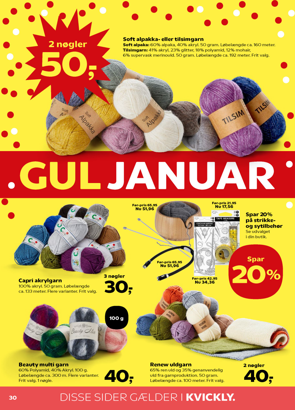 Kvickly tilbudsavis fra 16.01.2026 Side.30 