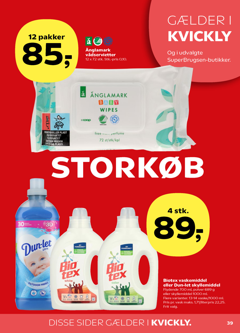 Kvickly tilbudsavis fra 16.01.2026 Side.39 