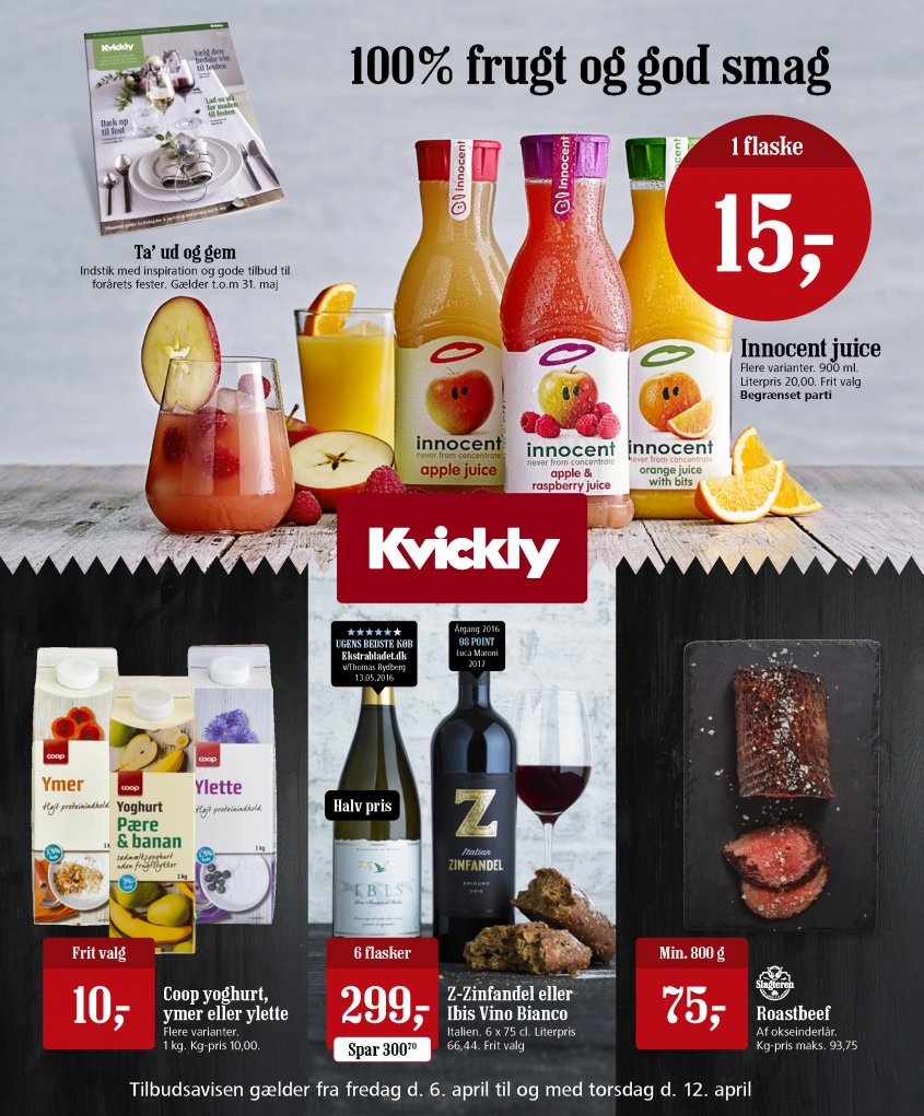 Kvickly tilbudsavis fra 06.04.2018 Side.1 