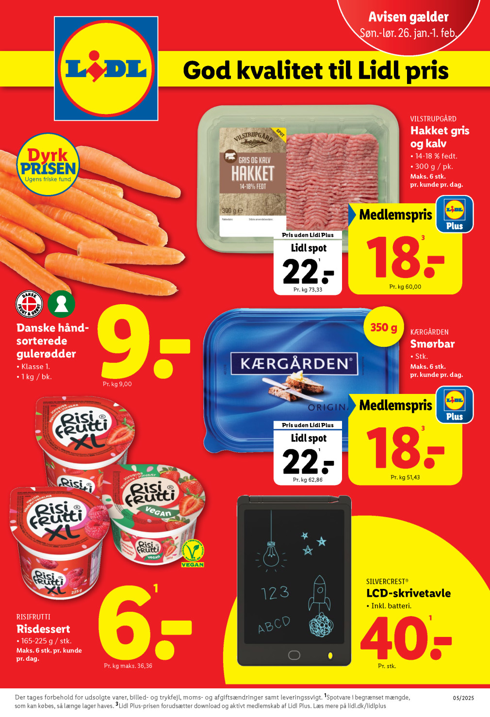 Lidl tilbudsavis fra 26.01.2025 Side.1 
