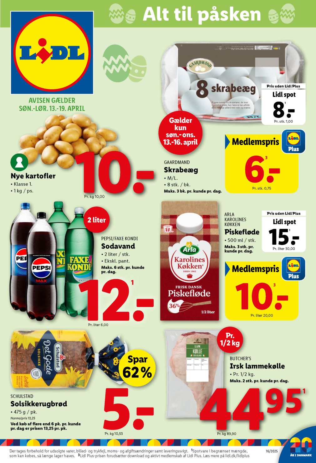 Lidl tilbudsavis fra 13.04.2025 Side.1 
