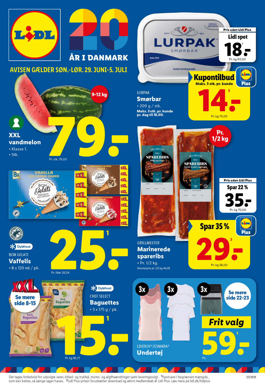 Lidl tilbudsavis fra 29.06.2025 Side.1 