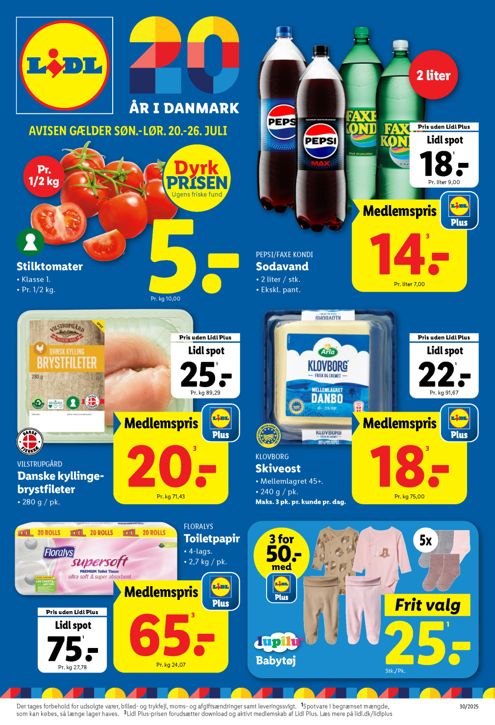 Lidl tilbudsavis fra 20.07.2025 Side.1 
