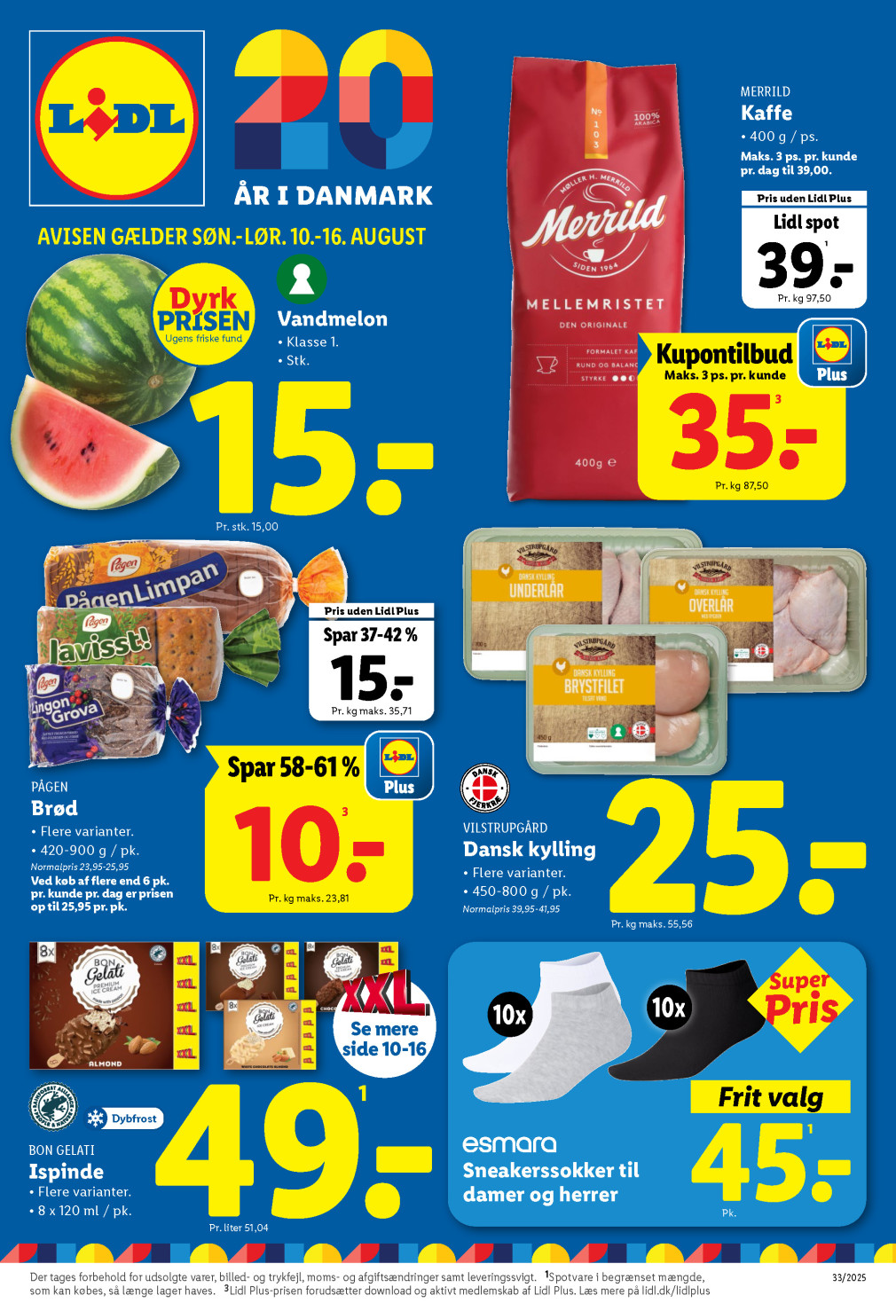 Lidl tilbudsavis fra 10.08.2025 Side.1 