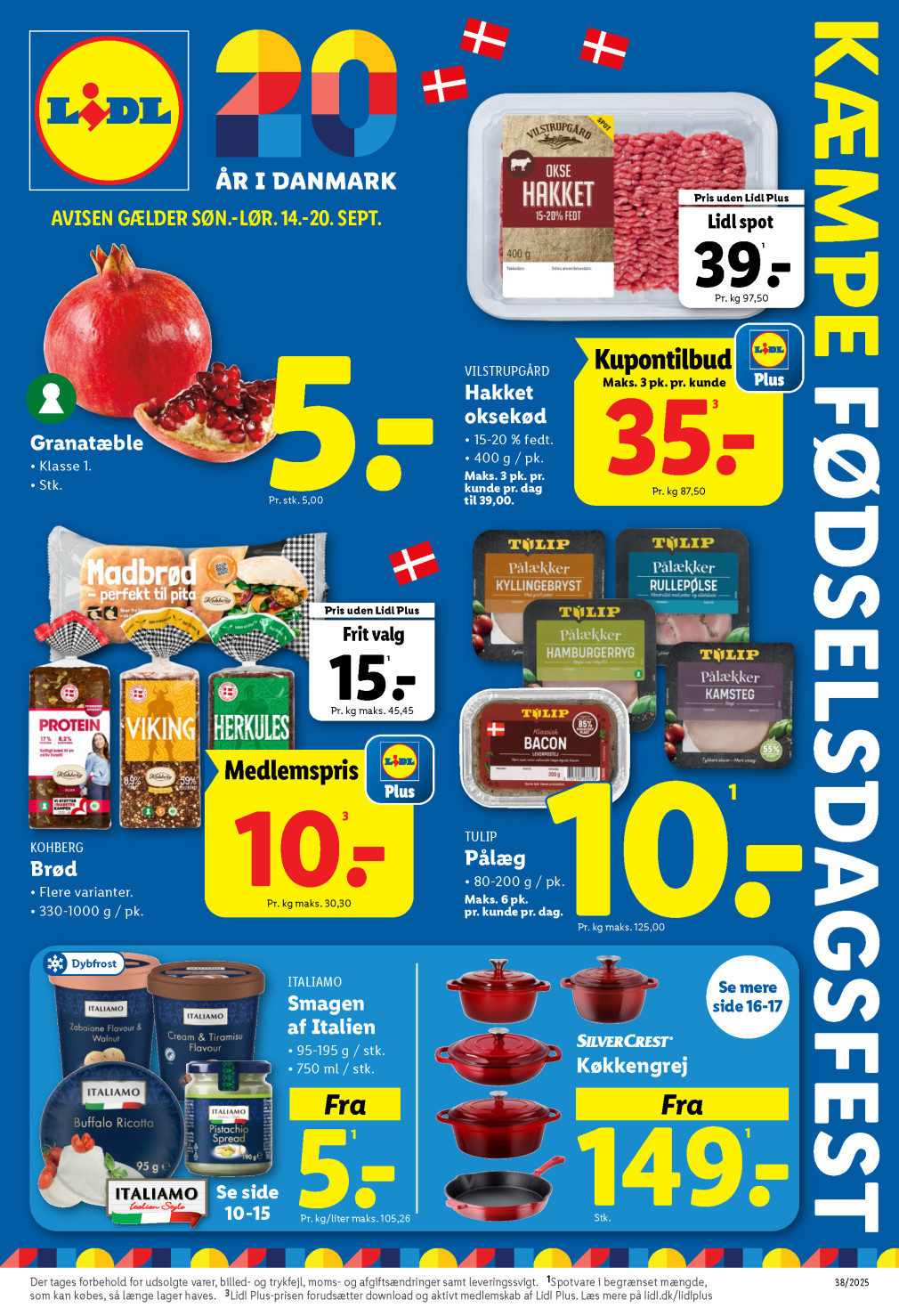 Lidl tilbudsavis fra 14.09.2025 Side.1 
