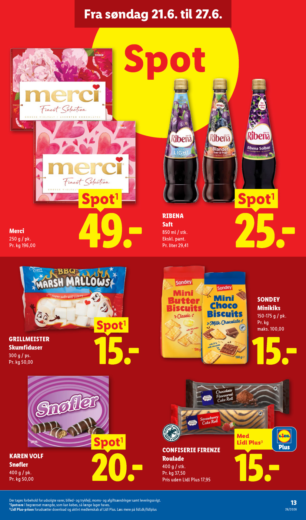 Lidl tilbudsavis fra 21.06.2026 Side.13 