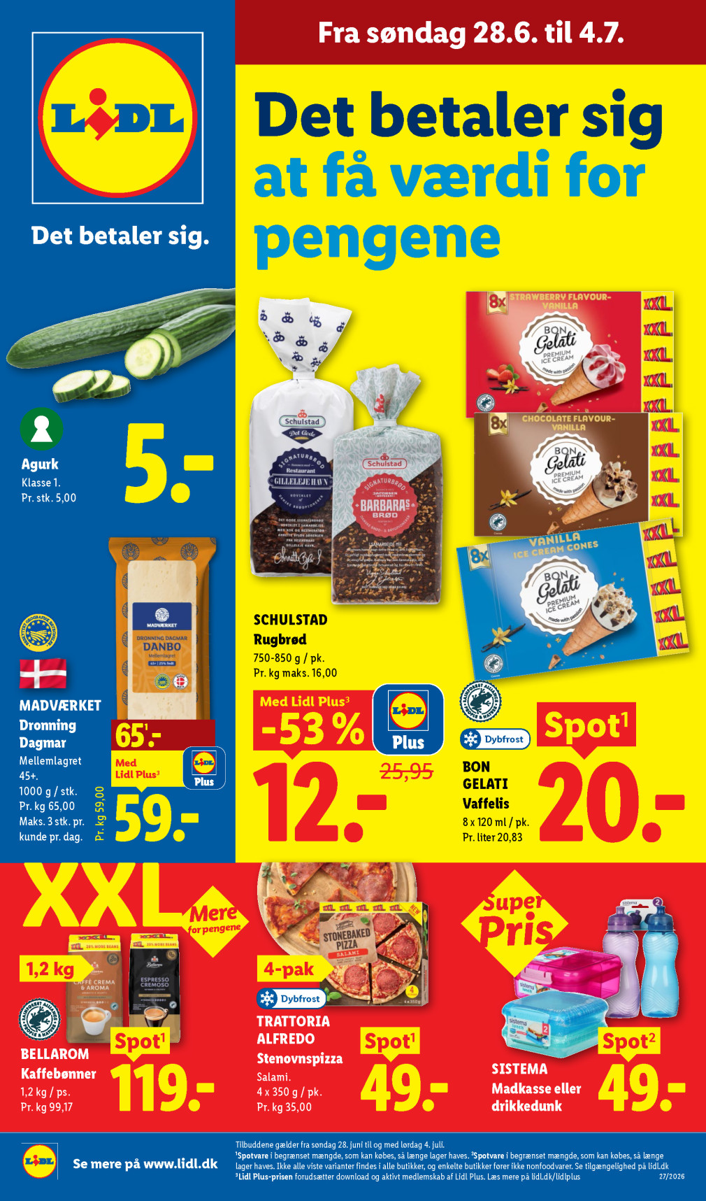 Lidl tilbudsavis fra 28.06.2026 Side.1 