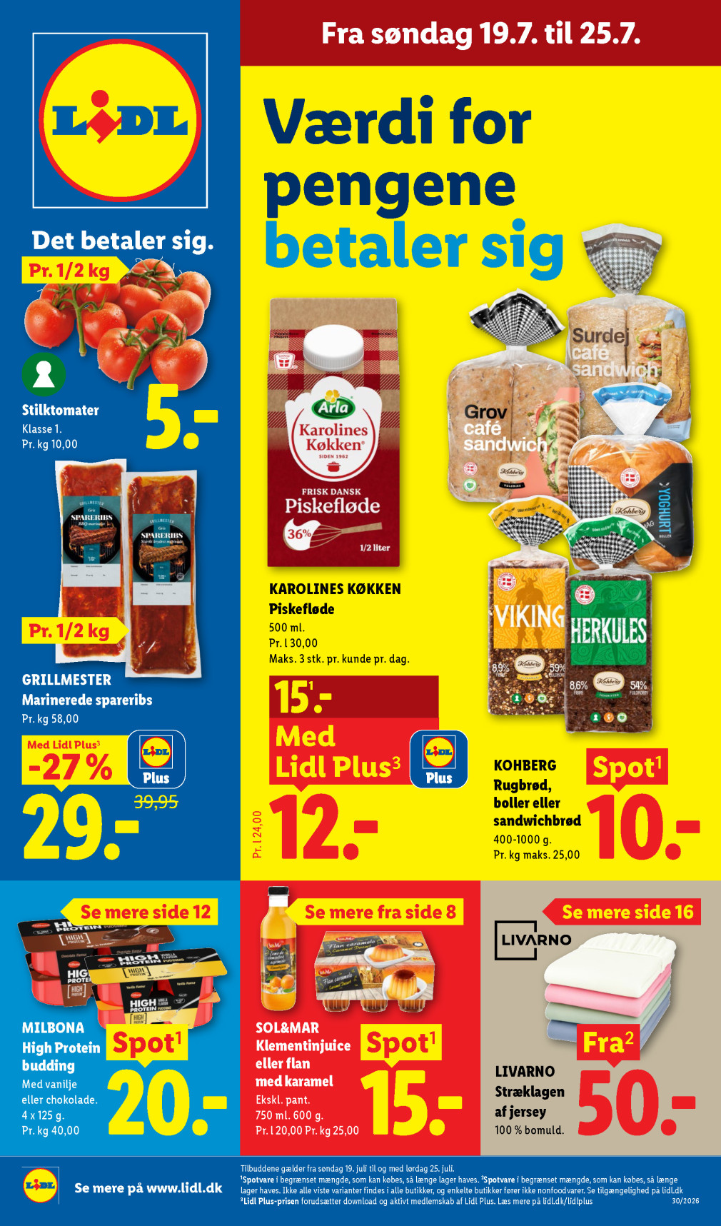 Lidl tilbudsavis fra 19.07.2026 Side.1 
