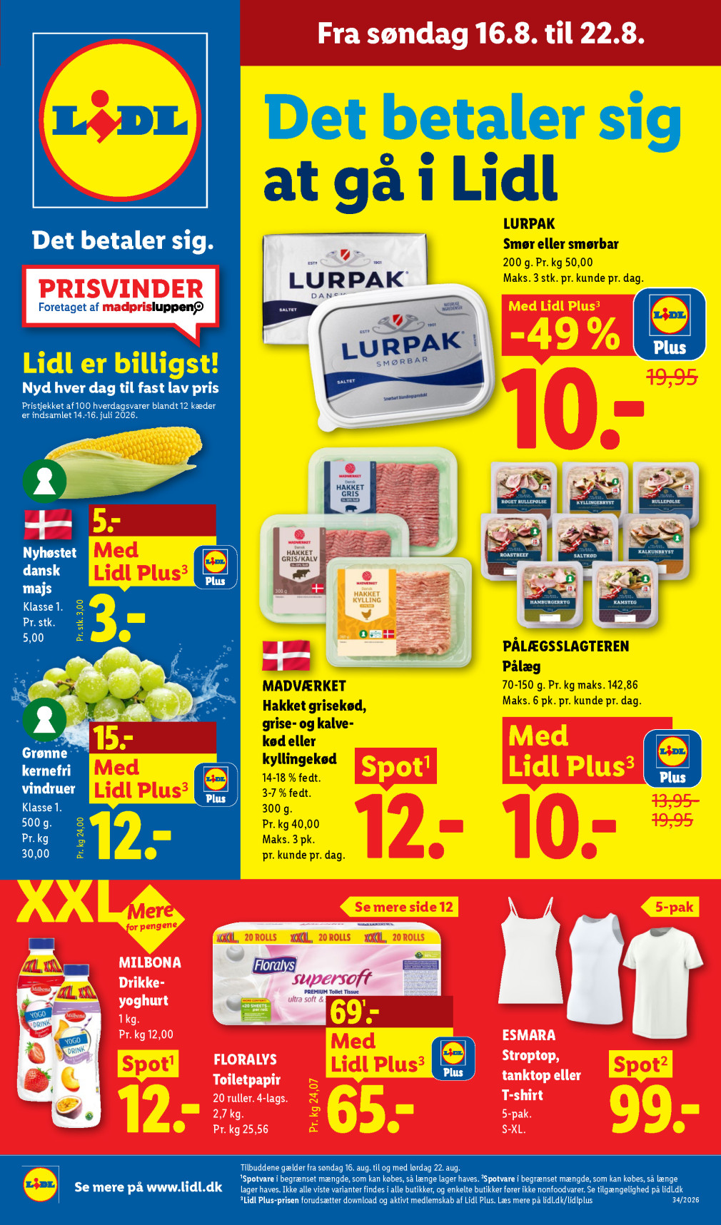 Lidl tilbudsavis fra 16.08.2026 Side.1 