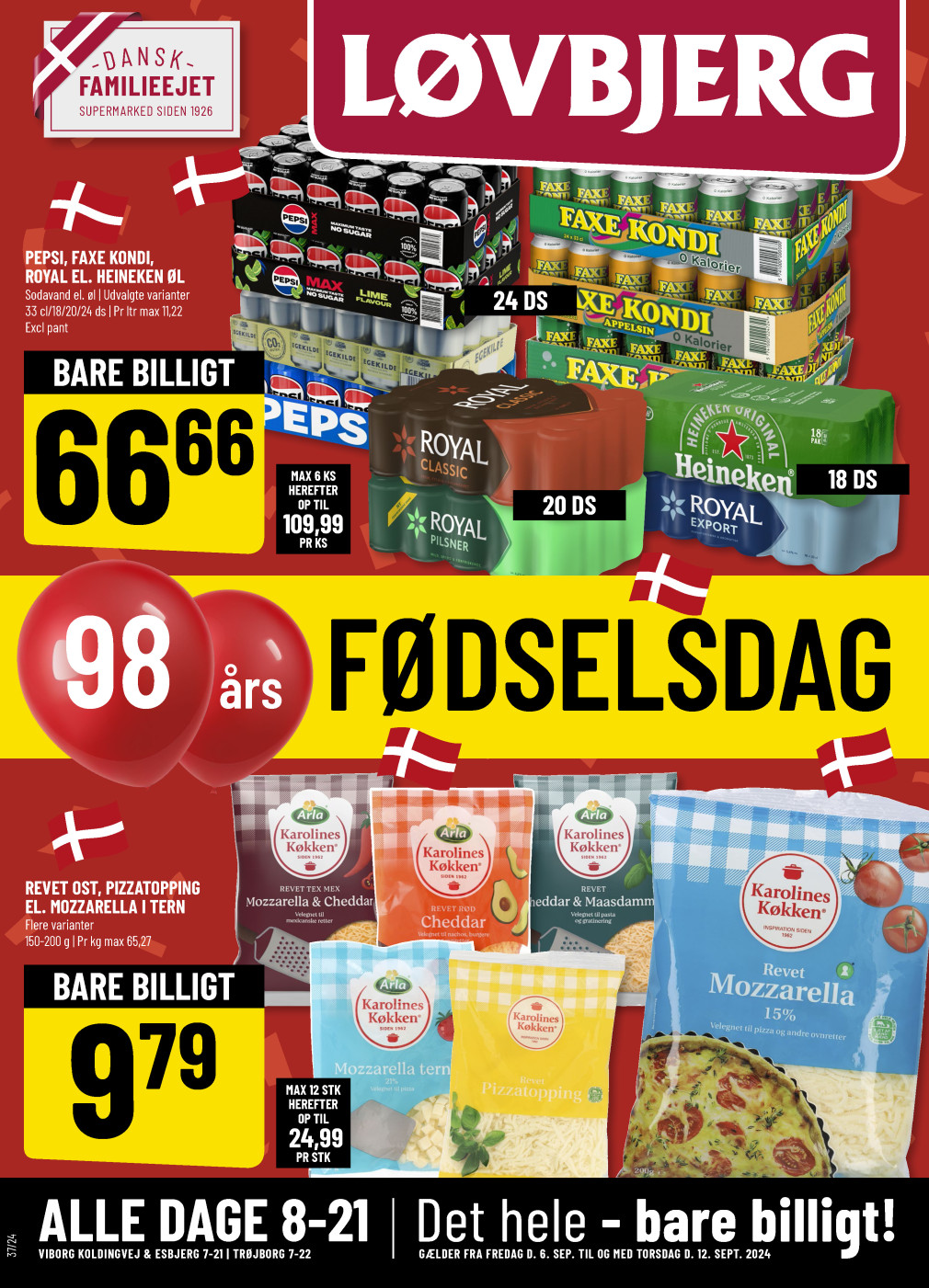 Løvbjerg tilbudsavis fra 06.09.2024 Side.1 
