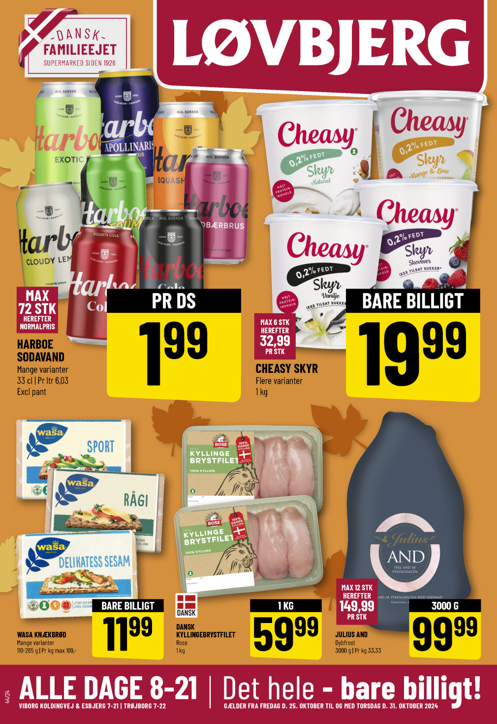 Løvbjerg tilbudsavis fra 25.10.2024 Side.1 