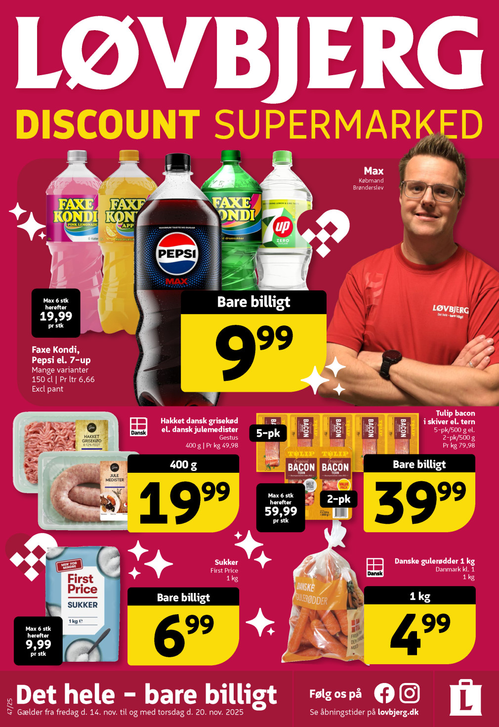 Løvbjerg tilbudsavis fra 14.11.2025 Side.1 