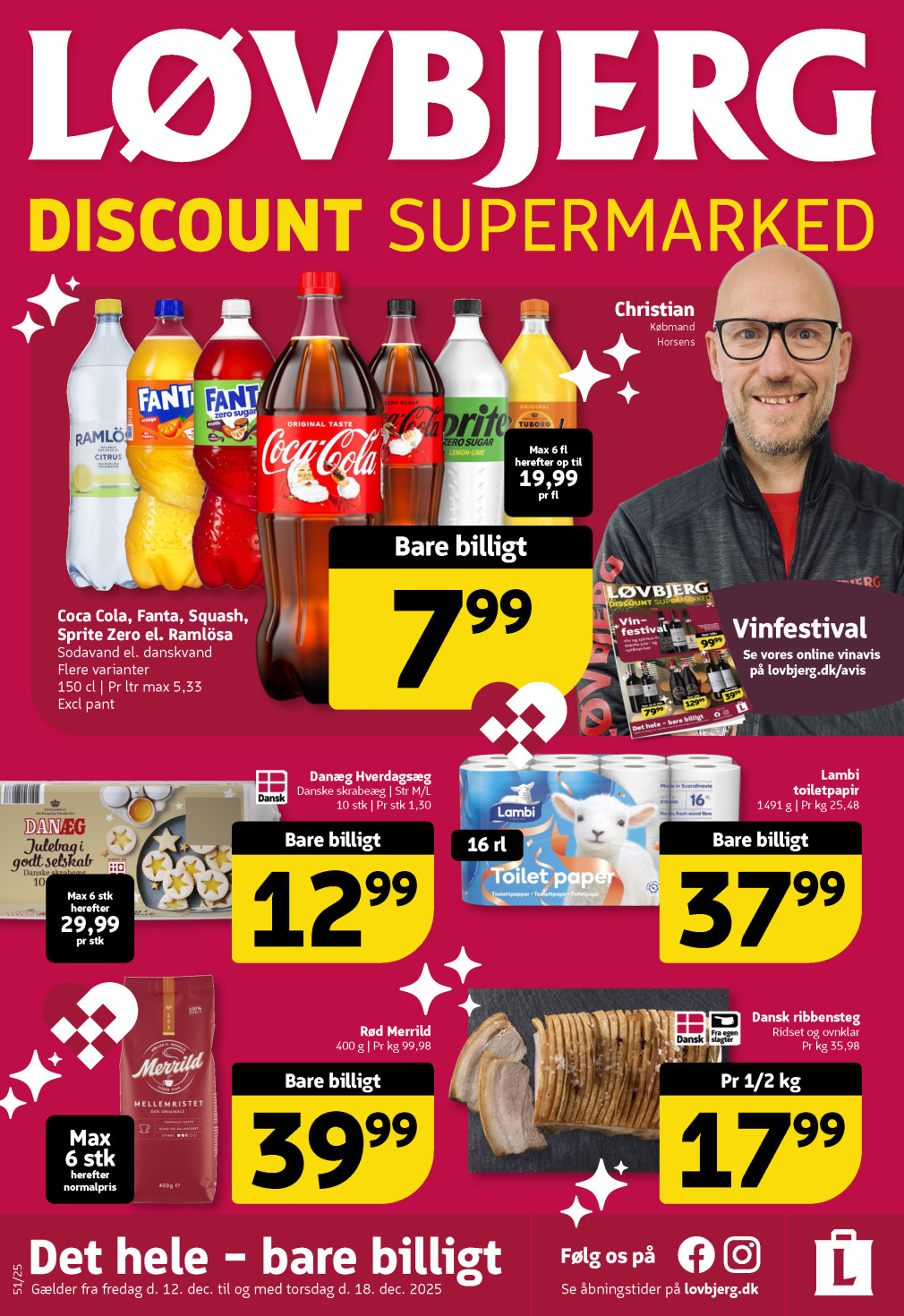 Løvbjerg tilbudsavis fra 12.12.2025 Side.1 