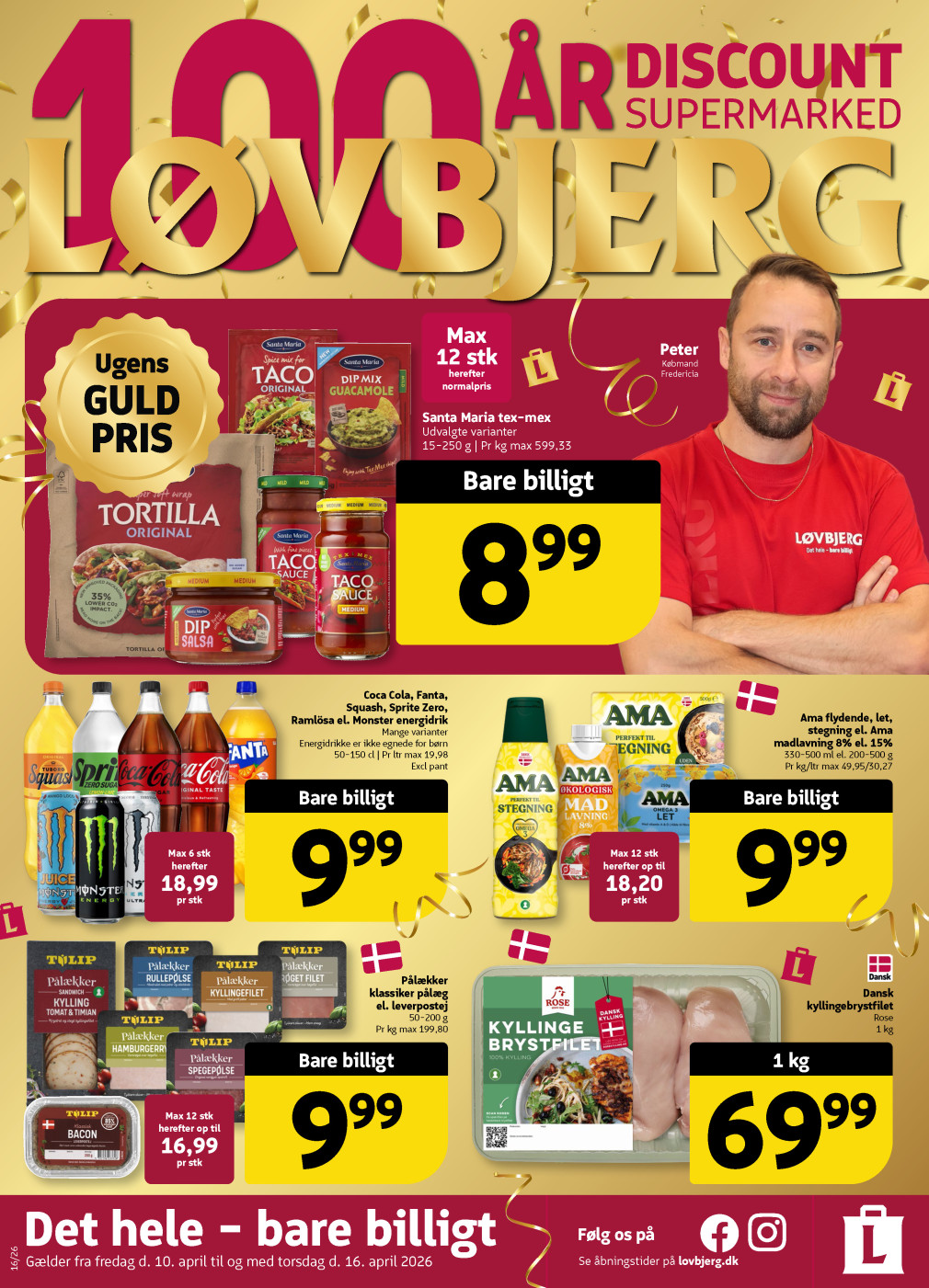 Løvbjerg tilbudsavis fra 10.04.2026 Side.1 