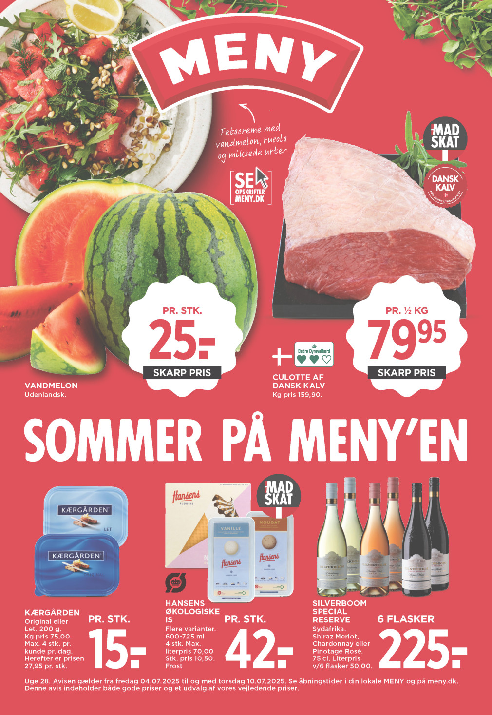 Meny tilbudsavis fra 04.07.2025 Side.1 