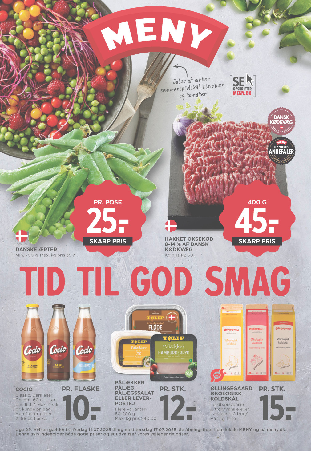 Meny tilbudsavis fra 11.07.2025 Side.1 