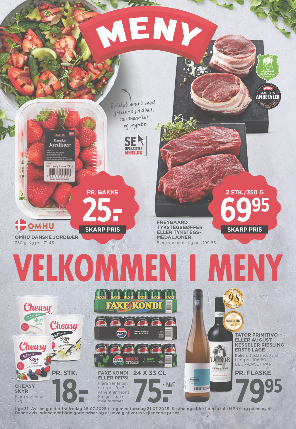 Meny tilbudsavis fra 25.07.2025 Side.1 