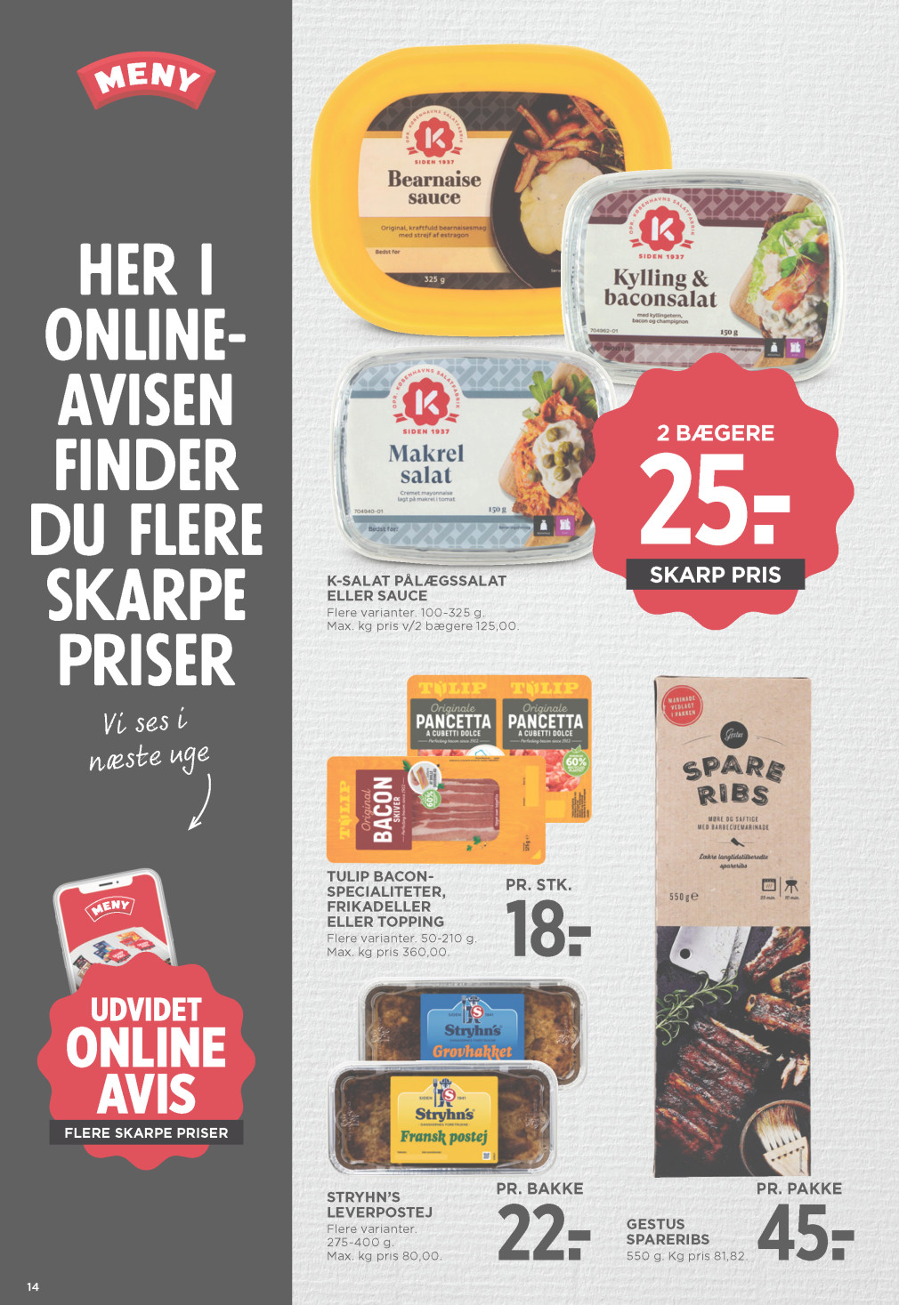 Meny tilbudsavis fra 08.08.2025 Side.16 