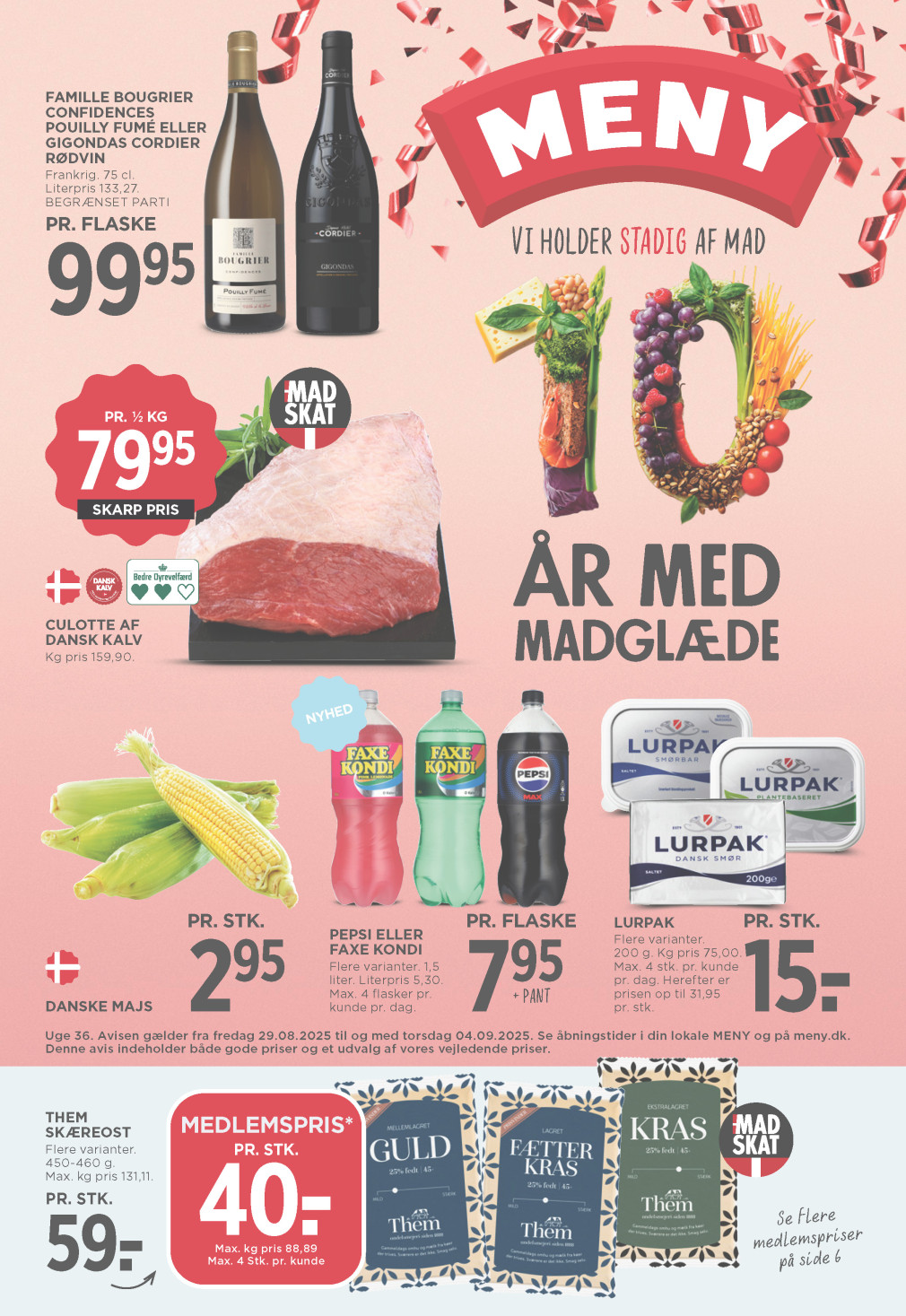 Meny tilbudsavis fra 29.08.2025 Side.1 