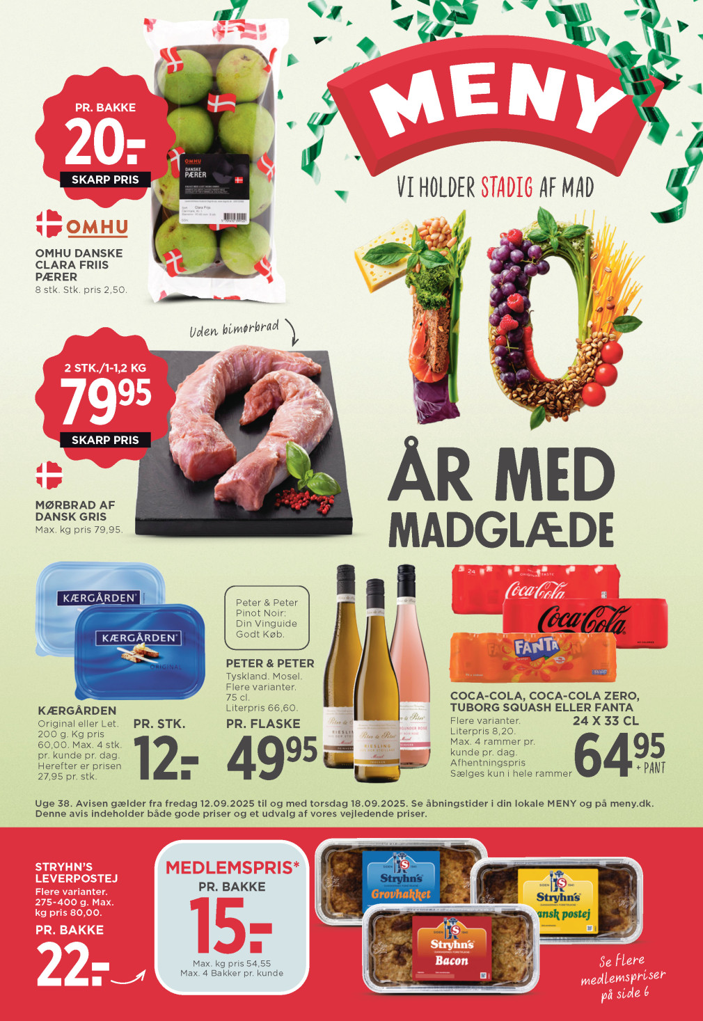Meny tilbudsavis fra 12.09.2025 Side.1 
